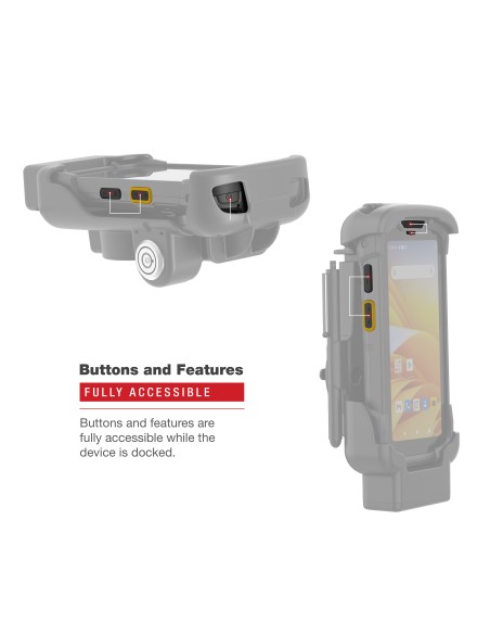 RAM® Key-Locking Form-Fit Holder for Zebra TC73 & TC78