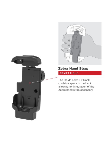 RAM® Form-Fit Holder for Zebra TC73 & TC78