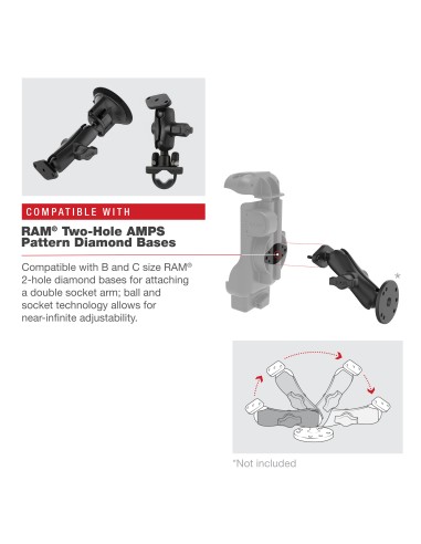 RAM® Form-Fit Holder for Zebra TC73 & TC78