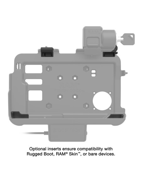 Locking RAM® Thin-DockT for Zebra ET401 & ET4x 8"