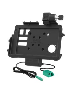 Locking RAM® Thin-DockT + Dual USB for Zebra ET401 10" 2