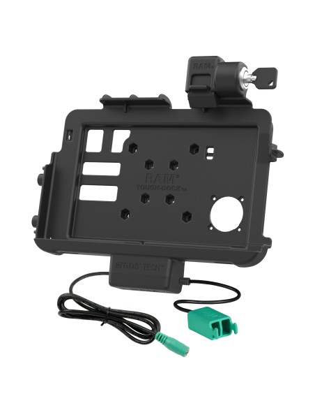 Locking RAM® Thin-DockT + Dual USB for Zebra ET401 10"