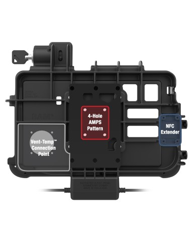 Locking RAM® Thin-DockT + Dual USB for Zebra ET401 10"