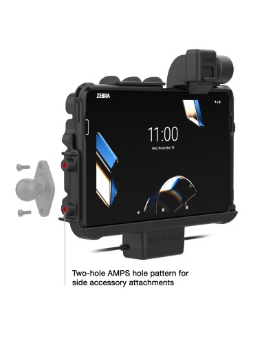 Locking RAM® Thin-DockT + Dual USB for Zebra ET401 10"