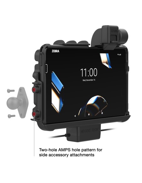 RAM® Thin-DockT + Dual USB for Zebra ET401 & ET4x 10"