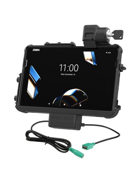 Locking RAM® Thin-DockT + Data for Zebra ET401 10"