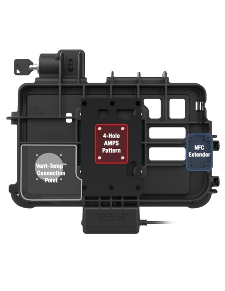 Locking RAM® Thin-DockT for Zebra ET401 & ET4x 10"