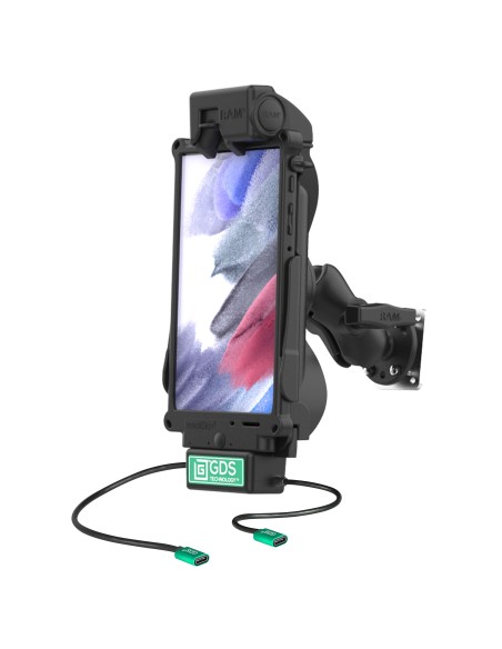 GDS® Uni-ConnT Vehicle Bundle + Single USB-C for Samsung Tab A7 Lite 8.7