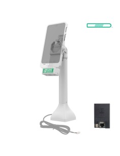 GDS® Uni-ConnT 14" Pedestal Dock with PoE - Gray 2