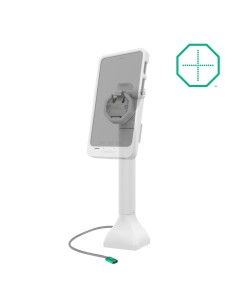 GDS® Uni-ConnT Powered 14" Locking Pedestal Dock with USB-C - Gray 2