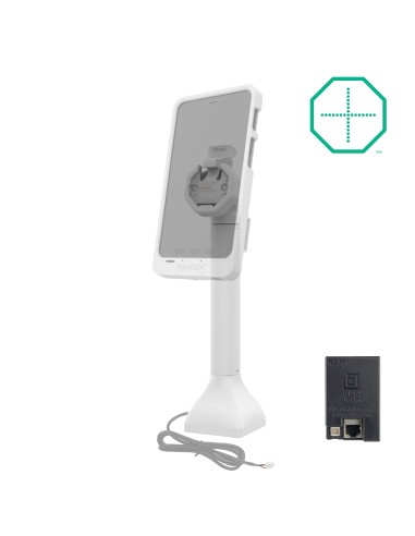 GDS® Uni-ConnT Powered 14" Pedestal Dock with PoE - Gray