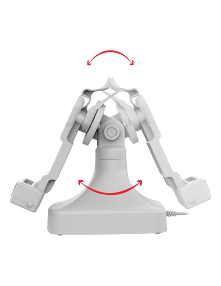 GDS® Uni-ConnT Tilt & Swivel Dock with USB-C + Data - Gray