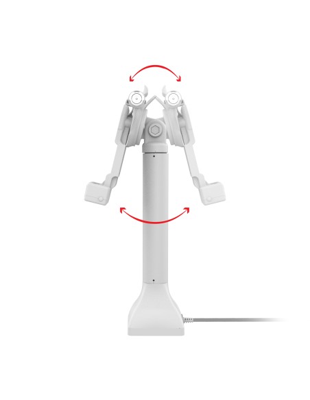 GDS® Uni-ConnT 14" Locking Pedestal Dock with USB-C - Gray