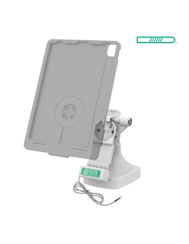 GDS® Uni-ConnT Locking Tilt & Swivel Dock with PoE + Data - Gray