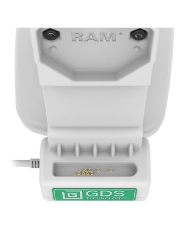 GDS® Uni-ConnT Locking Tilt & Swivel Dock with PoE + Data - Gray