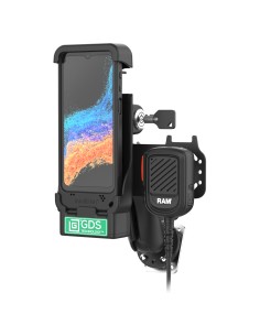 GDS® Locking PTT Speaker Mic Kit for XCover7 Pro/6 Pro - ESChat & Zello