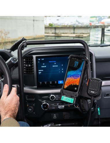 GDS® Locking PTT Speaker Mic Kit for XCover7 Pro/6 Pro - ESChat & Zello