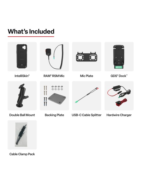 GDS® PTT Speaker Mic Kit for XCover7 Pro/6 Pro - Kodiak