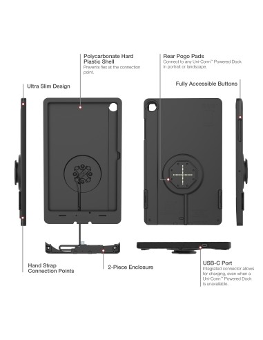 IntelliSkin® Thin-CaseT for Samsung Tab A11+ (Rear Pogo Pads)