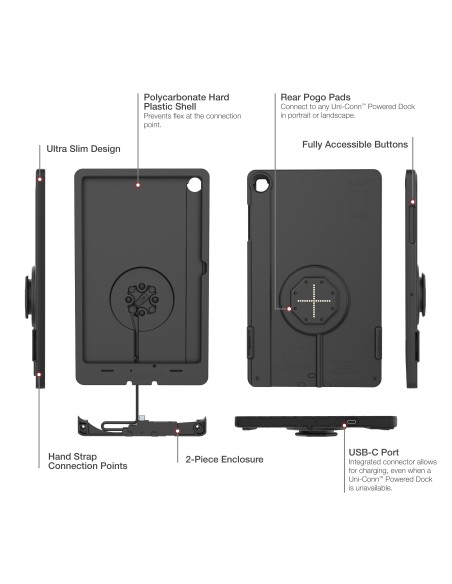 IntelliSkin® Thin-CaseT for Samsung Tab A11+ (Rear Pogo Pads)