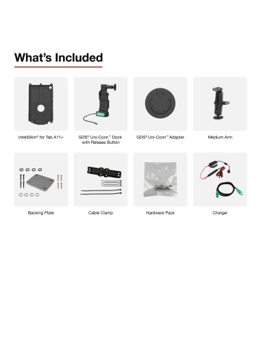 GDS® Uni-ConnT Vehicle Bundle for Samsung Tab A11+