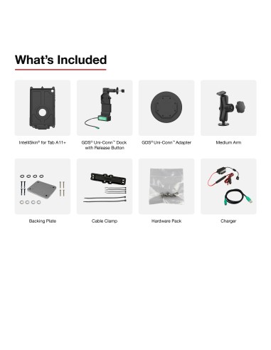 GDS® Uni-ConnT Locking Vehicle Bundle for Samsung Tab A11+