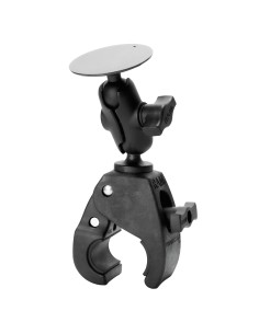 RAM® Tough-ClawT Medium Double Ball Mount with Steel Plate Adapter