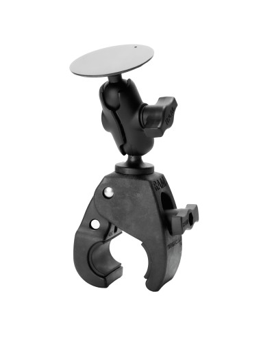 RAM® Tough-ClawT Medium Double Ball Mount with Steel Plate Adapter