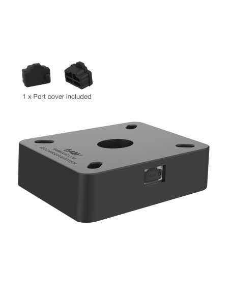 RAM® PoE to Power Delivery Module with VESA & Pedestal Hole Patterns