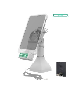 GDS® Uni-ConnT 7" Locking Pedestal Dock with PoE - Gray 2