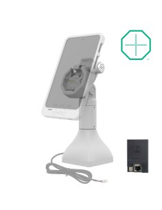 GDS® Uni-ConnT Powered 7" Locking Pedestal Dock with PoE - Gray 2