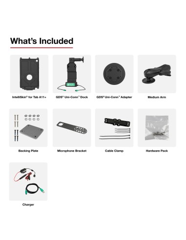 GDS® Uni-ConnT Aina PTT Voice Responder Bundle for Samsung Tab A11+