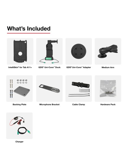 GDS® Uni-ConnT Aina PTT Voice Responder Bundle for Samsung Tab A11+