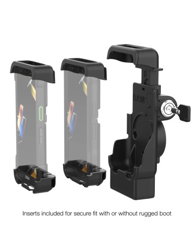 RAM® Locking Spring-Loaded Holder for Zebra TC501 & TC701