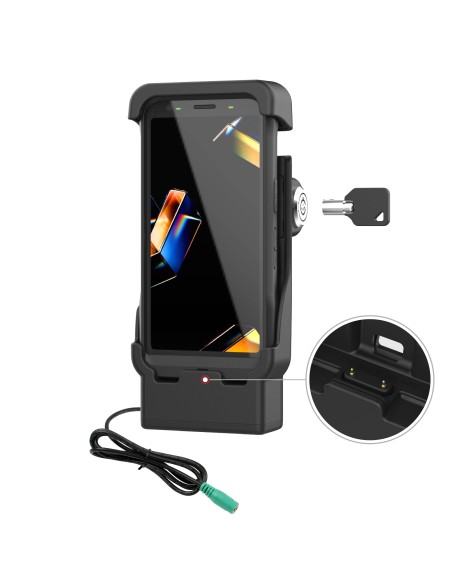 RAM® Locking Powered Dock with Pogo Pins for Zebra TC501