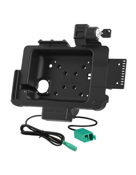 Locking RAM® Tough-DockT Power + Dual USB for Zebra ET401 10"