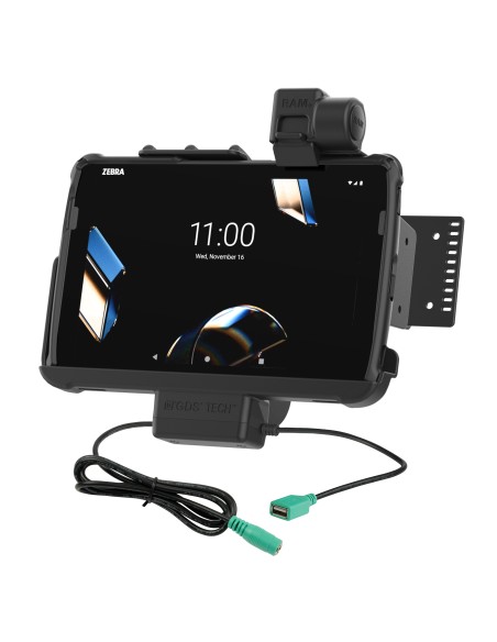 RAM® Tough-DockT Power + Data with Latch for Zebra ET401 10"