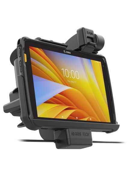 RAM® Tough-DockT Power + Data with Latch for Zebra ET401 10"
