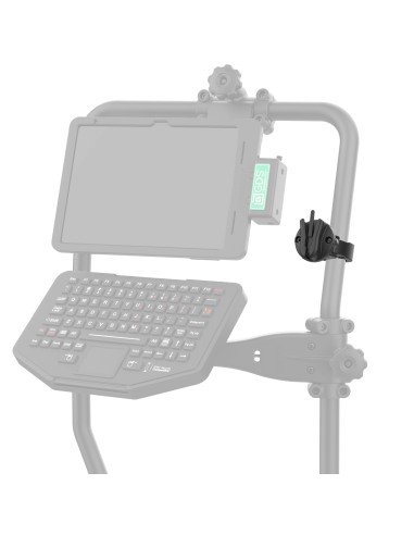 RAM® Microphone Low Profile Tough-ClawT Small Clamp Mount