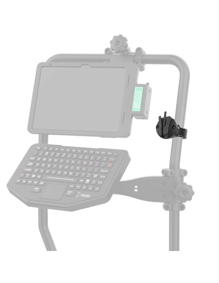 RAM® Microphone Low Profile Tough-ClawT Small Clamp Mount