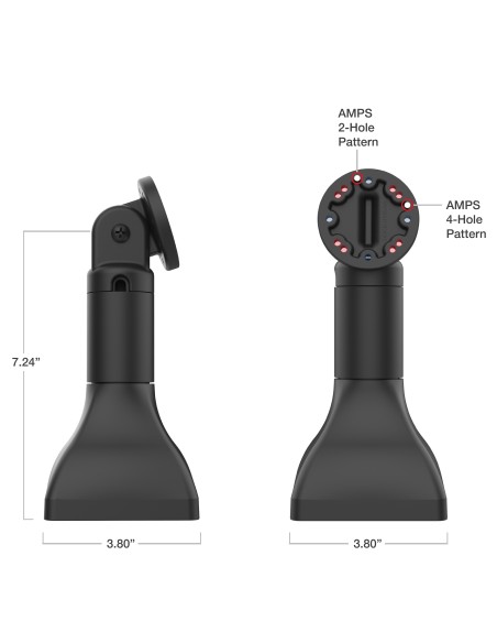 RAM® 7" Pedestal Mount with AMPS Pattern