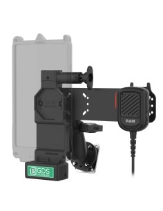 GDS® Uni-ConnT PTT Remote Speaker Mic Bundle for ESChat & Zello 2