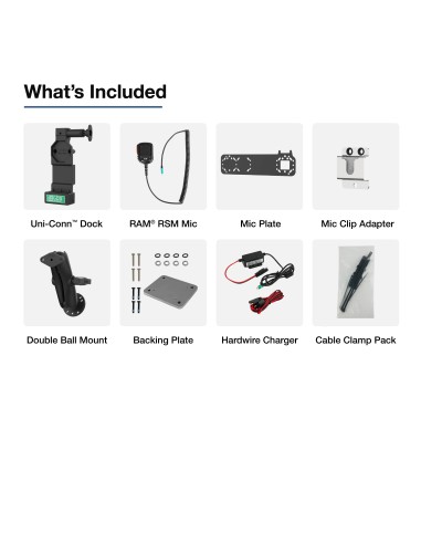 GDS® Uni-ConnT PTT Remote Speaker Mic Bundle for Kodiak