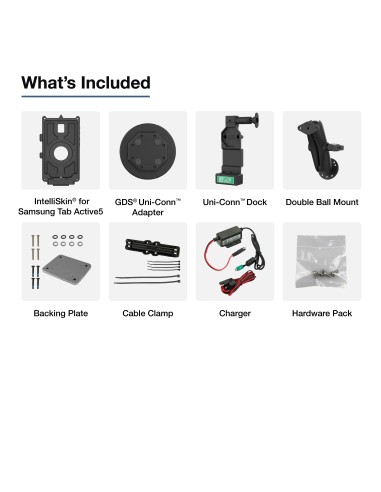 GDS® Uni-ConnT Vehicle Bundle for Samsung Tab Active5