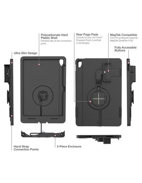 IntelliSkin® Thin-CaseT for iPad 10th/11th Gen & MagTek Module