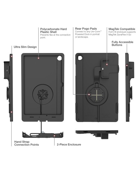 IntelliSkin® Thin-CaseT for Samsung Tab A9+/A11+ & MagTek Module