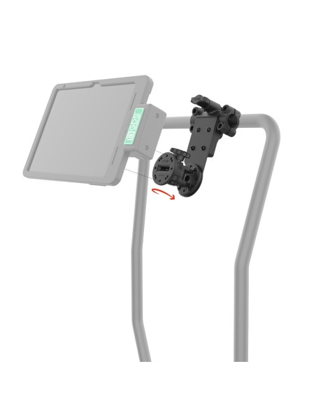 RAM® Friction Hinge Mount for Tough-BarT with Pivot Feature