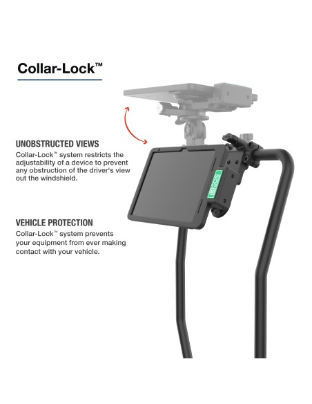 RAM® Friction Hinge Mount for Tough-BarT with Pivot Feature