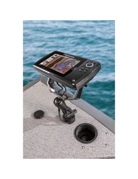 RAM® Cable Manager with AMPS Hole Pattern for Electronic Mounts