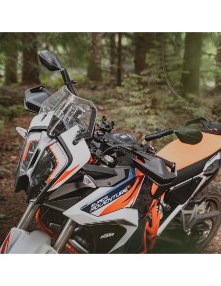 RAM® Tough-MirrorT Kit with M10-1.25 Bases + Reverse Adapter - Long Arm